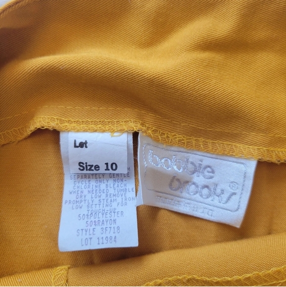 Vintage Bobbie Brooks Midi Skirt Womens Size 10 Red and Yellow Lot of 2 - Picture 5 of 16